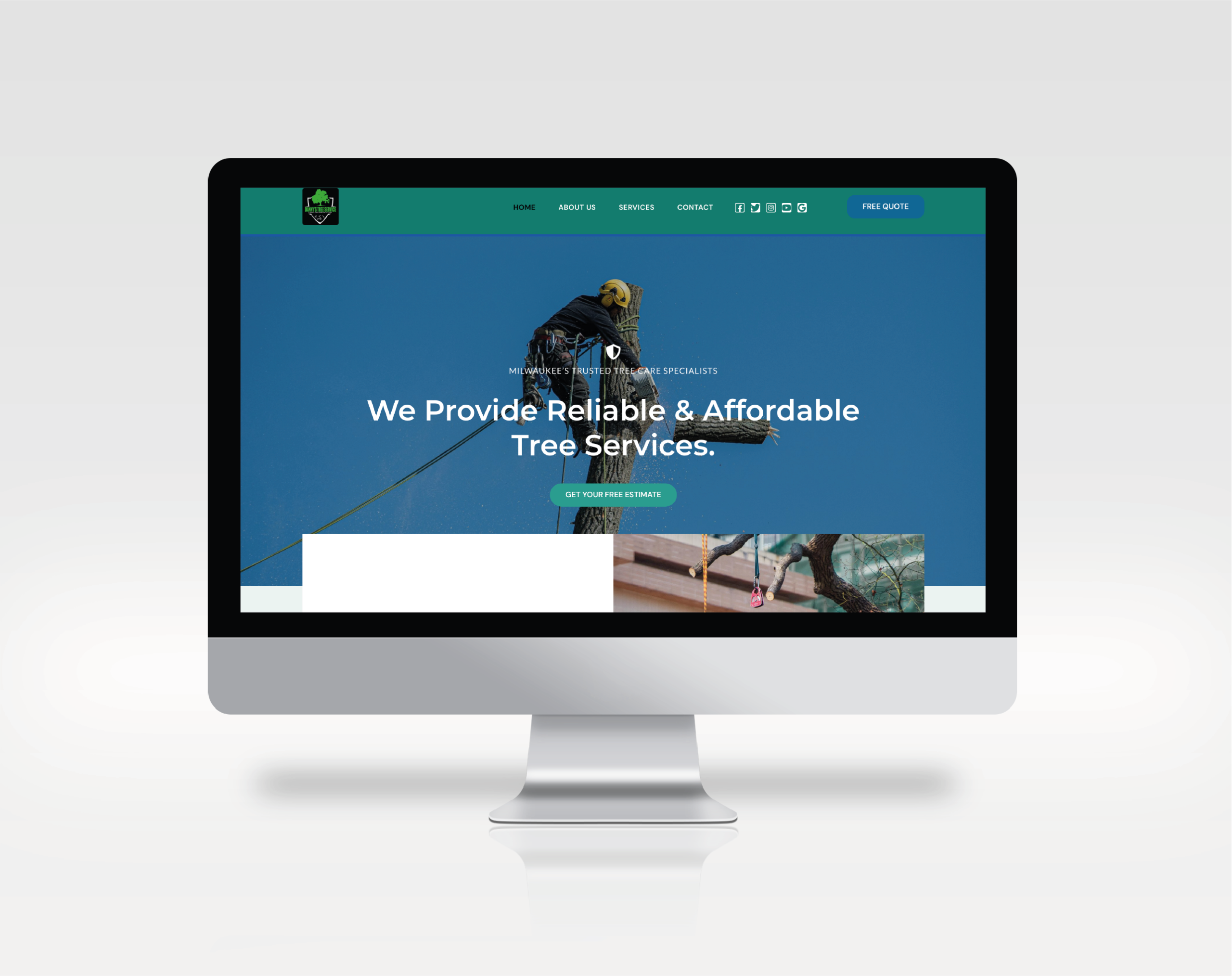 Danny's Tree Service website