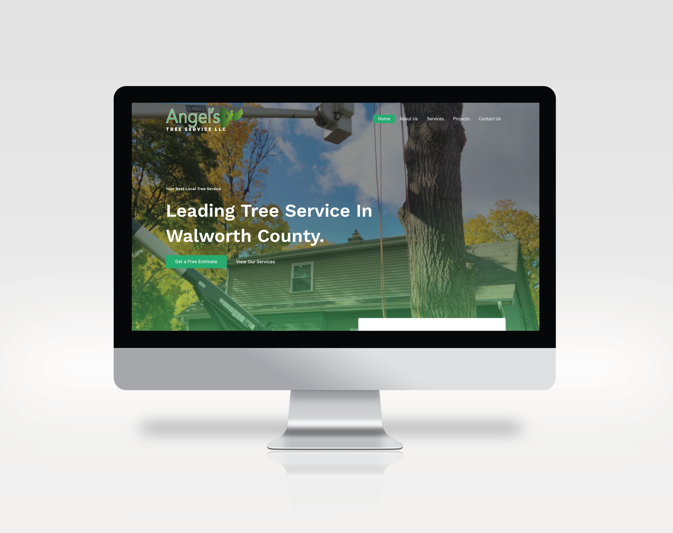 Angel's Tree Service website